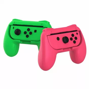 Ohjaimen kahva SUBSONIC SA5490-1 pinkki/vihreä Nintendo Switchille