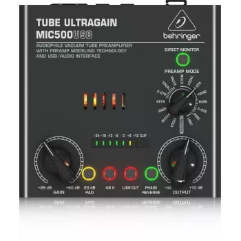 Behringer MIC500USB audiovahvistin