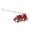 Paloauto BRUDER 02673 punainen valkoinen ABS-muovi 4 vuotta