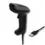 Käsikäyttöinen viivakoodinlukija QOLTEC 50863 — 1D/2D-skanneri, USB johdollinen, LED-anturi, musta, 5V, 1,8 m kaapeli