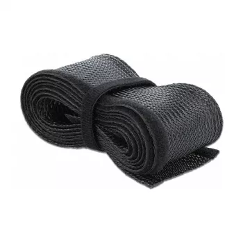Punottu kaapelipäällys DeLOCK 19050 5 m x 19 mm musta