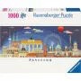 Palapeli Ravensburger Panorama yö Berliinissä 1000 palaa, panoramaformaatti