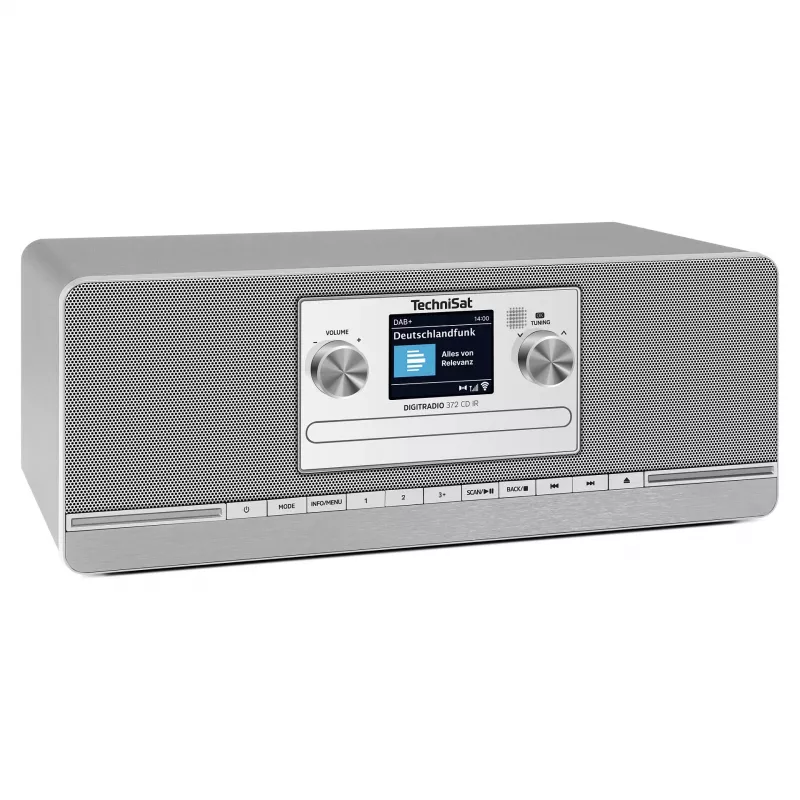 TechniSat DIGITRADIO 372 CD IR internet analoginen & digitaalinen antrasiitti, hopea