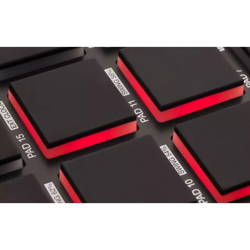 Audiomikseri Akai MPD218 musta 16 padia USB MIDI -ohjain