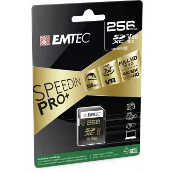 Emtec 256GB SDXC UHS-II muistikortti ECMSD256GUHS2V60