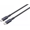 AUKEY CB-MCC102 USB-kaapeli 1,8 m USB-C musta 480 Gbit/s