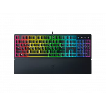 Johdollinen pelinäppäimistö Razer Ornata V3 – kalvo-mekaaninen hybridi, RGB LED -valaistus, USB