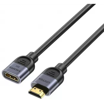 HDMI-jatko Unitek C11091AGY01-3M, 3 m kaapeli, tukee jopa 8K