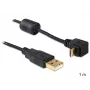 USB-kaapeli DeLOCK USB 2.0 1 m Micro-USB B musta