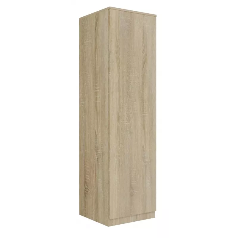 Vaattekaappi Topeshop SD-50 SON KPL 5 hyllyä 1 ovi tammi