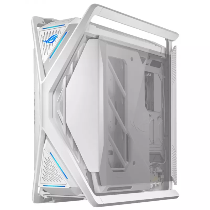 ASUS ROG GR701 Hyperion White, PC, valkoinen, ATX, EATX, micro ATX, Mini-ITX, alumiini, Multi, Front
