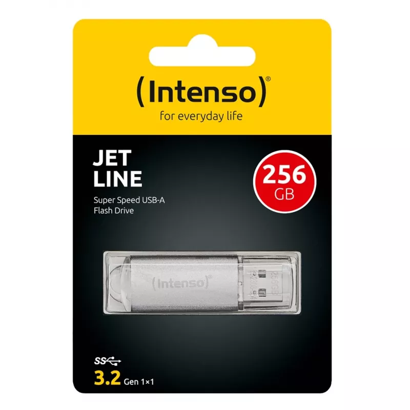 Intenso MEMORY DRIVE FLASH USB3.2/256GB 3541492 USB-muistitikku USB Type-A 3.2 Gen 1 (3.1 Gen 1) hopea