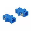 Kuituadapteri SC-naaras-SC-naaras, DELOCK 85990, sininen, 4 kpl:n pakkaus