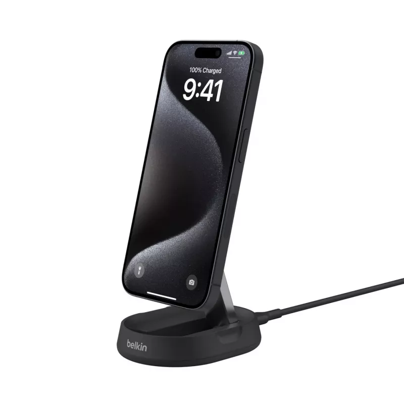Langaton laturi Belkin BoostCharge Pro WIA008btBK pikalataus sisäkäyttöön älypuhelin musta