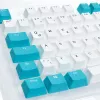 Ducky näppäinhattusarja, PBT, ISO (DE) - valkoinen/sininen