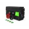 Green Cell INV09 jännitemuunnin auto 1000 W musta
