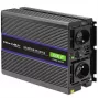 Vaihtosuuntaaja QOLTEC Monolith 3000 MS Wave, 12V→230V, 1500/3000W, USB:lla