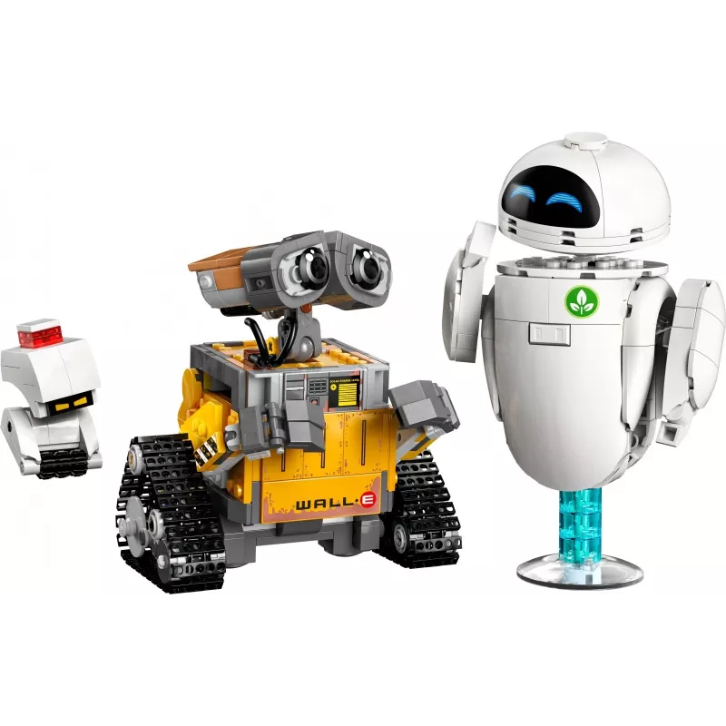 LEGO Disney Pixar 43279 WALL-E ja EVE rakennussarja, 811 osaa, 18+