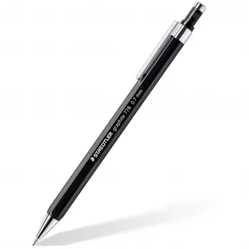 Lyijytäytekynä Staedtler 778 07-9, kuusikulmainen varsi, musta, 0,7 mm lyijy