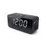 Kelloradio Muse M-192 CR — digitaalikello, FM-viritin, 1,8 tuuman LED-näyttö, musta puu, AC 100–240V, AAA-varmistus