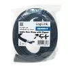 LOGILINK KAB0047 LOGILINK joustava vetoketjullinen kaapeliorganisaattori, musta 2m