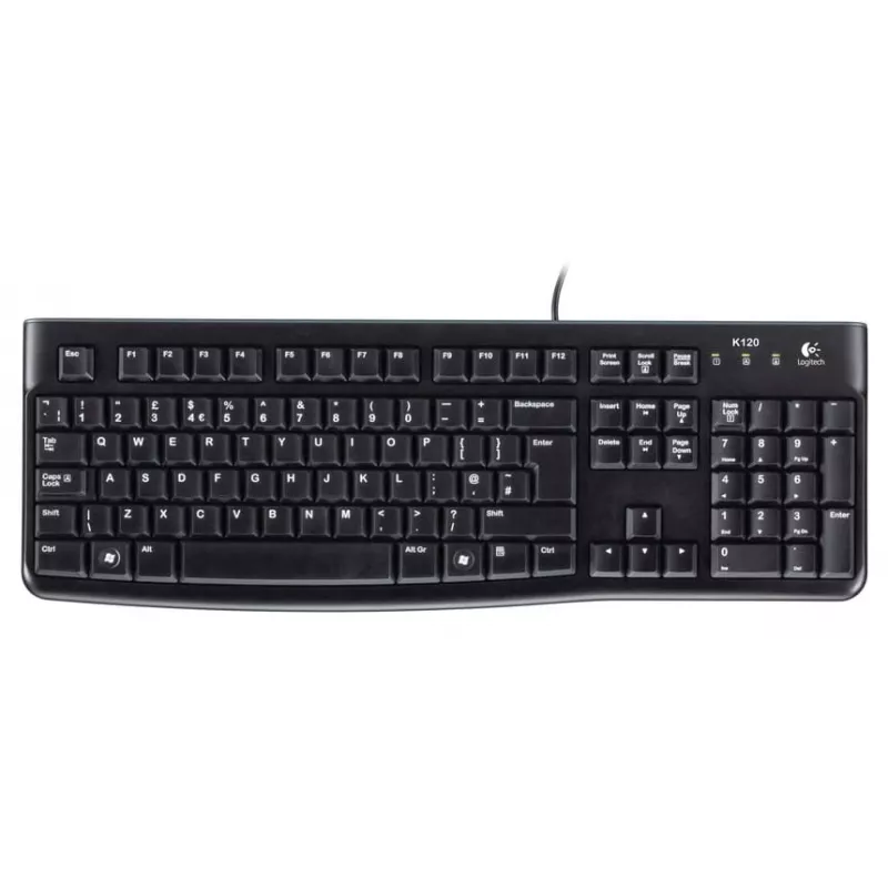 Näppäimistö Logitech K120 johdollinen näppäimistö