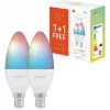 Hombli älylamppu, 4,5W, E14, RGB, CCT, 1+1 tarjouspakkaus