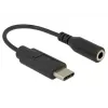 Delock audio-adapteri - 24-pin USB-C (uros) - 3,5 mm miniklinkki stereo (naaras)