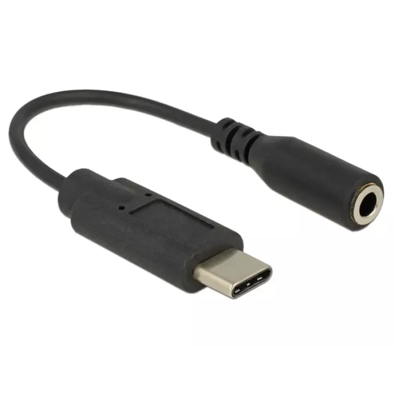 Delock audio-adapteri - 24-pin USB-C (uros) - 3,5 mm miniklinkki stereo (naaras)