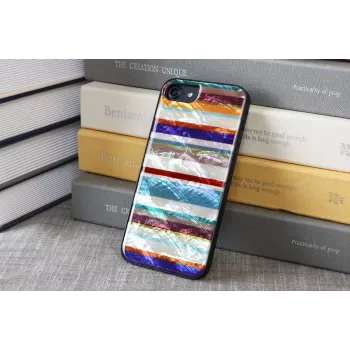 iKins suojakotelo Apple iPhone 8/7 — musta Equator-kuosi