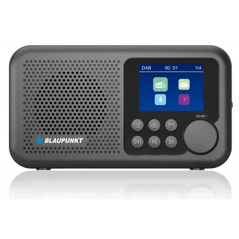 DAB+/UKW-radio BLAUPUNKT DR8BK – digitaalinen radiokello FM/DAB+, Bluetooth 5.3, 2 W, 1800 mAh, USB-lataus, musta