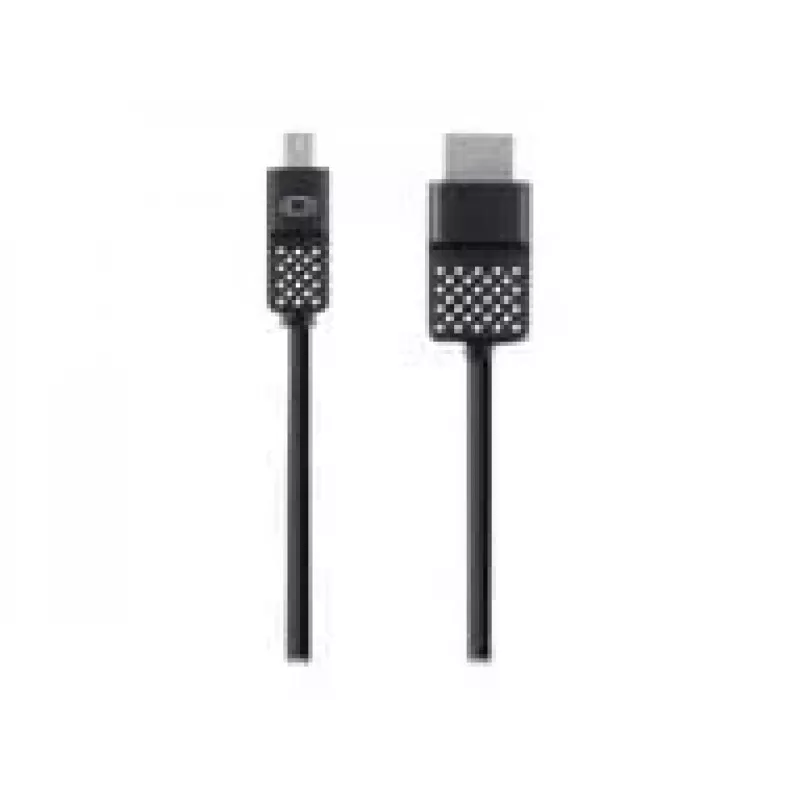 Mini DisplayPort - HDTV-kaapeli, 1,8 m, Mini DisplayPort, HDMI, uros, uros, musta