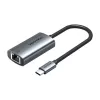 Vention CFP USB Type-C–Gigabit Ethernet -sovitin 1000 Mbit/s, harmaa