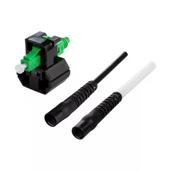METZ CONNECT hybridiliitinsarja LC APC OS2, 10 kpl, kaapelin Ø 2,0 + 3,0 mm