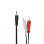 Audiokaapeli 3,5 mm pistoke - 2 x RCA-pistoke SBOX