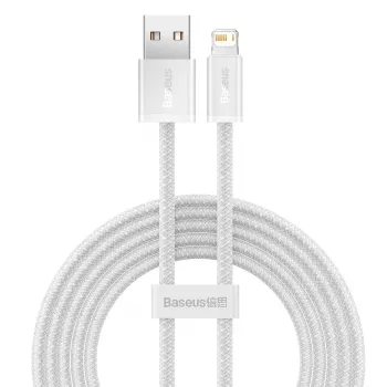 Baseus Dynamic -kaapeli USB–Lightning, 2,4A, 2m (valkoinen)