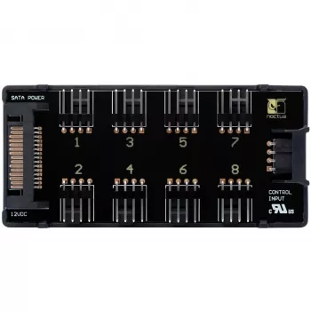 Tuuletinohjain Noctua NA-FH1 4-Pin musta 24W 5-12V