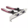DeLOCK Mini PCIe -kortti Full-Size 2 x sarjaportti RS-232 D-Sub 9-napainen