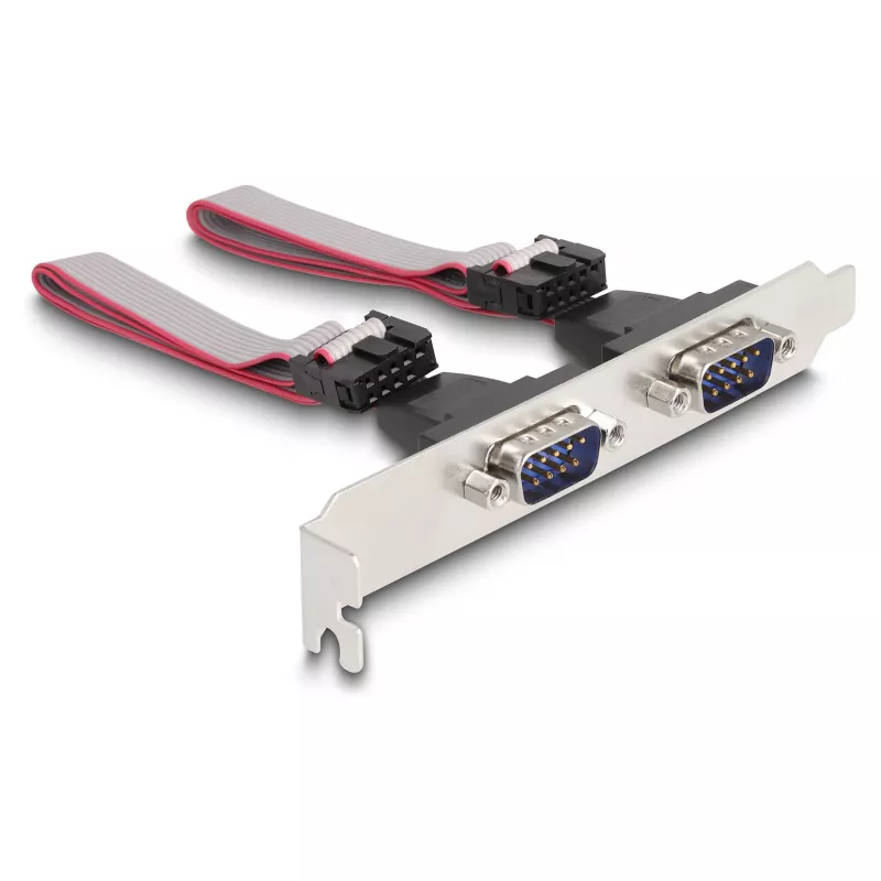 DeLOCK Mini PCIe -kortti Full-Size 2 x sarjaportti RS-232 D-Sub 9-napainen