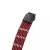 CableMod C-Series PRO ModMesh 12VHPWR 3x PCI-e kaapeli Corsairille - 60 cm, tummanpunainen