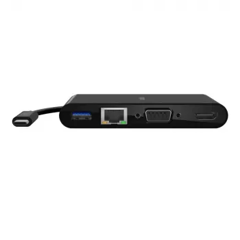 Belkin AVC005BTBK USB-keskitin USB 3.2 Gen 1 (3.1 Gen 1) Type-C musta