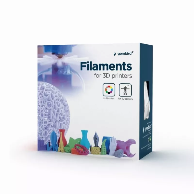 3D-tulostusmateriaali Gembird 3DP-PLA1.75-02-CARBON