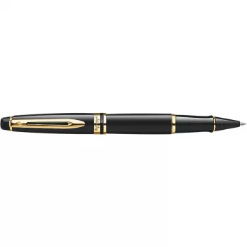 Waterman Expert mustekynä, hieno (F), mustaksi lakattu, GT