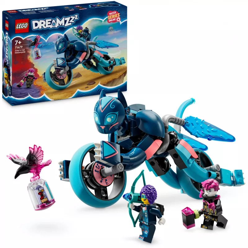 LEGO DREAMZzz Zoey’s Cat Motorcycle Bike rakennuslelu 71479