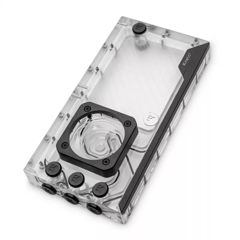 EK Water Blocks EK-Quantum Kinetic3 FLT D5/DDC -säiliö 240 mm D-RGB