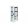 DIGITUS 36HE Unique verkkokaappi 600x800mm lasiovi harmaa