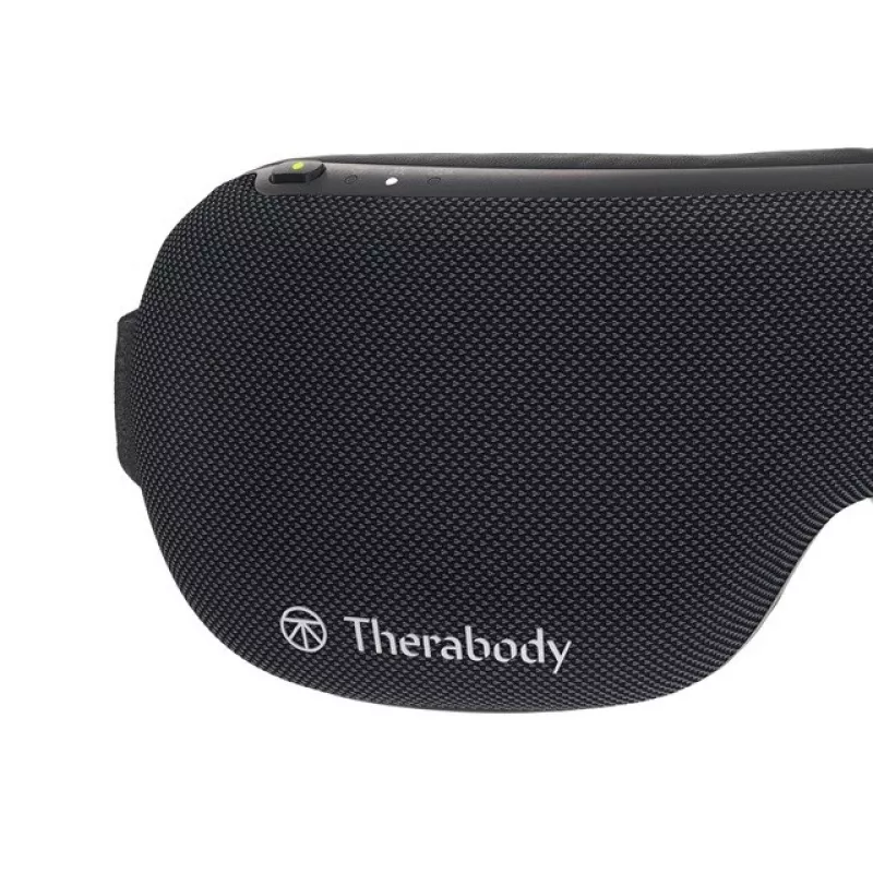 Therabody Smart Goggles 2.0 -hierontalaite kasvoille, musta