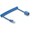 Verkkokaapeli DeLOCK 90364 RJ-45 Cat6 0,75 m sininen