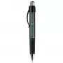 Sisäänvedettävä kuulakärkikynä klipsillä Faber-Castell 14079 musta vihreä sininen