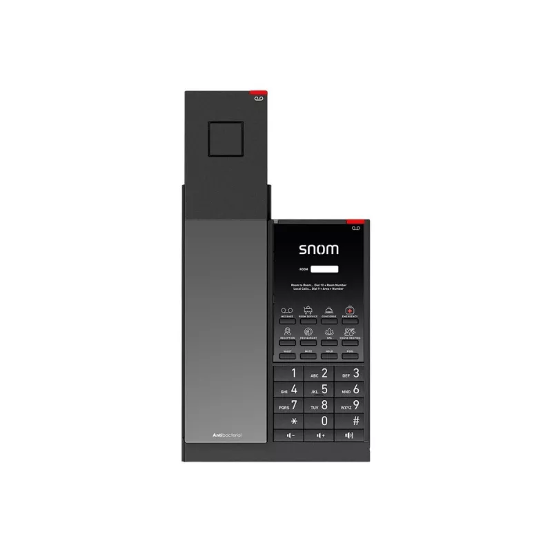 Snom HD351W DECT IP-puhelin, langaton kuuloke, antibakteriaalinen, PoE, musta
